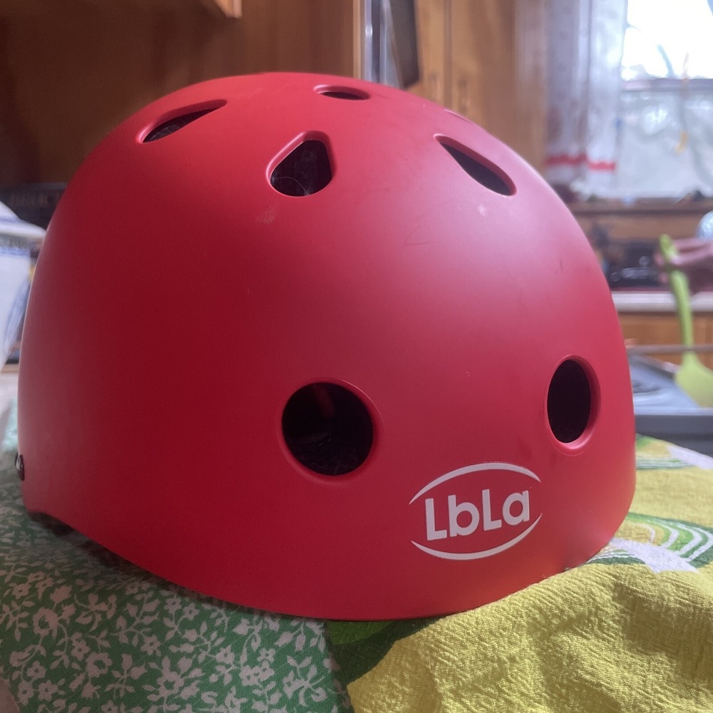 LbLa Adjustable Small Skate‎ Helmet Red